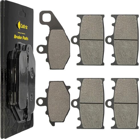 Caltric Front Rear Brake Pads Compatible with Kawasaki Zx600 Zx-600 Ninja Zx6 Zx-6 1995-2002 / Ninja Zx6R Zx-6R Zx600 1995-1997 in Saudi Arabia