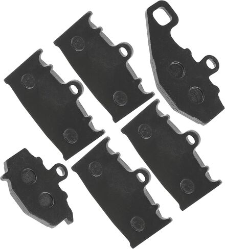 Caltric Front Rear Brake Pads Compatible with Kawasaki Zx600 Zx-600 Ninja Zx6 Zx-6 1995-2002 / Ninja Zx6R Zx-6R Zx600 1995-1997 in Saudi Arabia