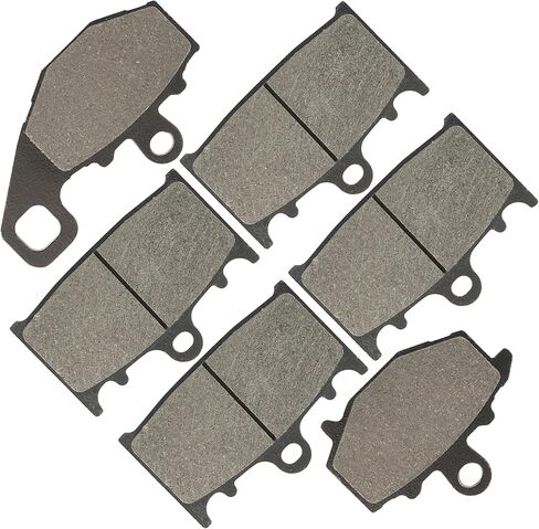 Caltric Front Rear Brake Pads Compatible with Kawasaki Zx600 Zx-600 Ninja Zx6 Zx-6 1995-2002 / Ninja Zx6R Zx-6R Zx600 1995-1997 in Saudi Arabia