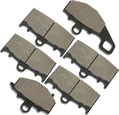 Caltric Front Rear Brake Pads Compatible with Kawasaki Zx600 Zx-600 Ninja Zx6 Zx-6 1995-2002 / Ninja Zx6R Zx-6R Zx600 1995-1997 in Saudi Arabia