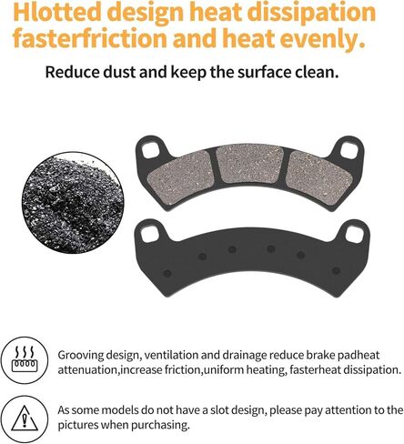XuLong Front and Rear Brake Pads Compatible with POLARIS RZR XP 4 Turbo 2016-2020/RZR XP Turbo 2016/RZR XP Pro 2020-2022 in Saudi Arabia