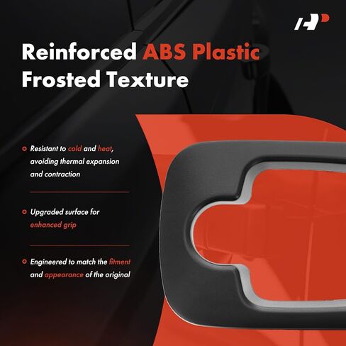 إطار مقبض الباب الخارجي للسائق أو جانب الراكب الأمامي A-Premium متوافق مع International 3576483C2، أسود مزخرف in Saudi Arabia