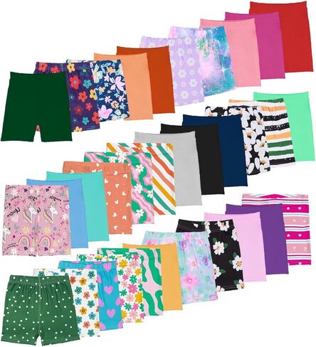 10 ألوان سوبر لينة الفتيات السراويل الدراجة، أحجام متنوعة طماق الصيف قصيرة للفتيات تحت اللباس الرقص in Kuwait