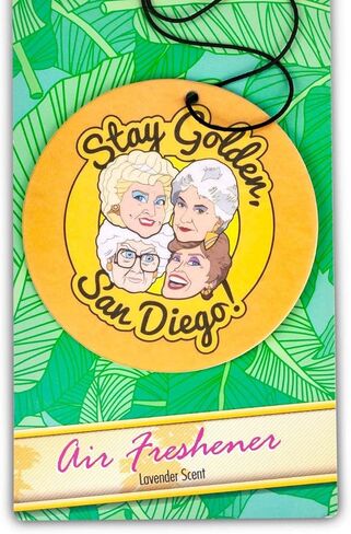الفتيات الذهبيات "ابق ذهبيًا، سان دييغو!" معطر هواء السيارة | حصريًا مجموعة Golden Girls | رائحة اللافندر الحلوة in Saudi Arabia