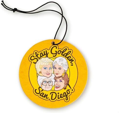 الفتيات الذهبيات "ابق ذهبيًا، سان دييغو!" معطر هواء السيارة | حصريًا مجموعة Golden Girls | رائحة اللافندر الحلوة in Saudi Arabia