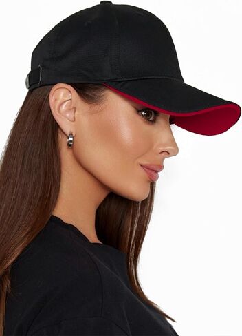 Logo-Free High Crown Baseball Cap for Men & Women – Minimalist Design – Deep Fit Structured Hat – Stylish Adjustable Curved Brim – Custom Hardware in Saudi Arabia