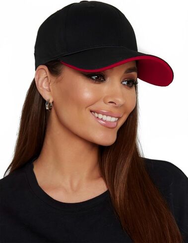 Logo-Free High Crown Baseball Cap for Men & Women – Minimalist Design – Deep Fit Structured Hat – Stylish Adjustable Curved Brim – Custom Hardware in Saudi Arabia