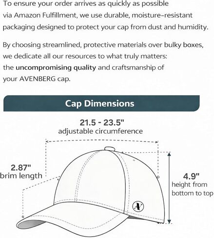 Logo-Free High Crown Baseball Cap for Men & Women – Minimalist Design – Deep Fit Structured Hat – Stylish Adjustable Curved Brim – Custom Hardware in Saudi Arabia