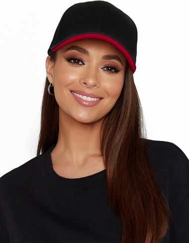 Logo-Free High Crown Baseball Cap for Men & Women – Minimalist Design – Deep Fit Structured Hat – Stylish Adjustable Curved Brim – Custom Hardware in Saudi Arabia