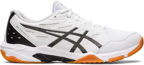 ASICS Men's GEL-ROCKET 11 Volleyball Shoes, 11, WHITE/LIME BURST in Saudi Arabia