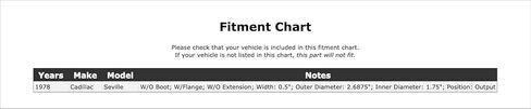 Automatic Transmission Extension Housing Seal Compatible With Cadillac Seville 1978 P-3515107 in Saudi Arabia