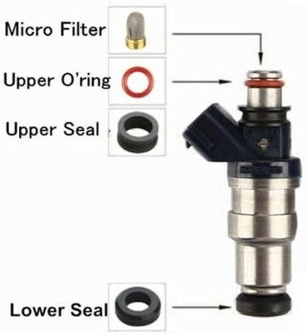 مجموعة (4) 23250-11090 23250-11010 يناسب 1991-1994 لحاقن الوقود تويوتا تيرسل 1.5L I4 in Saudi Arabia