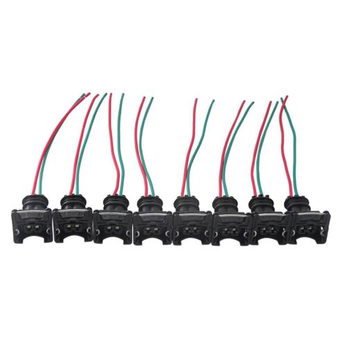 New 8pcs Fuel Injector Wire Harness Fit for F150 F250 1993 1994 1995 1996 1997 1998 1999 2000 2001 2002 2003 (302, 351, 5.0, 5.8, 4.6, 5.4),XSPANDER New Version in Saudi Arabia