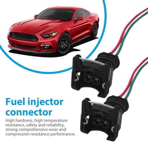 New 8pcs Fuel Injector Wire Harness Fit for F150 F250 1993 1994 1995 1996 1997 1998 1999 2000 2001 2002 2003 (302, 351, 5.0, 5.8, 4.6, 5.4),XSPANDER New Version in Saudi Arabia