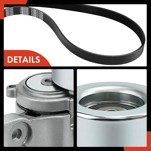 مجموعة محرك الحزام الأفعواني A-Premium متوافقة مع Lexus IS250 2011-2015 2.5L، IS350 2006-2008/2011-2016 - 3.5L in Saudi Arabia