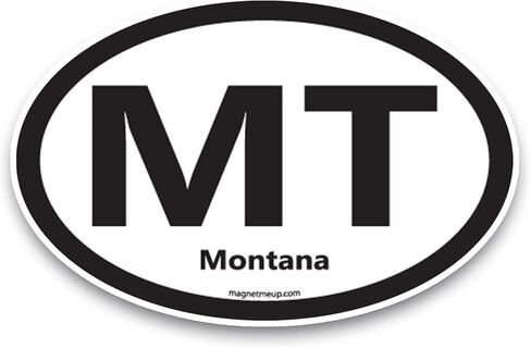 Magnet Me Up Montana US State Flag Magnet Decal, 4x6 Inches, Heavy Duty, Automotive Magnet for Car, Truck SUV, Any Other Magnetic Surface, Collectible Souvenir, Show Your State Pride, Crafted in USA in Saudi Arabia