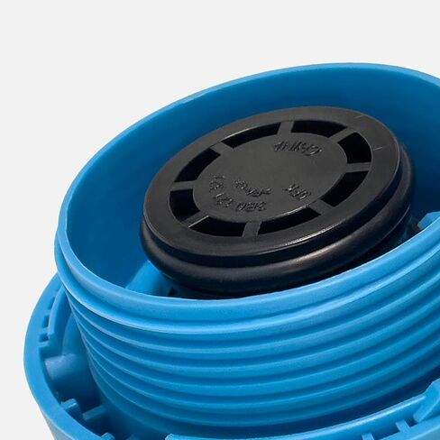 Click&Fit Blue Coolant Overflow Reservoir Cap compatible with Audi 2000-2012, VW 1999-2012 engine antifreeze expansion tank lid 1J0121321B, 3B0121321, thread dia 2.42in (61.8 mm) in Saudi Arabia