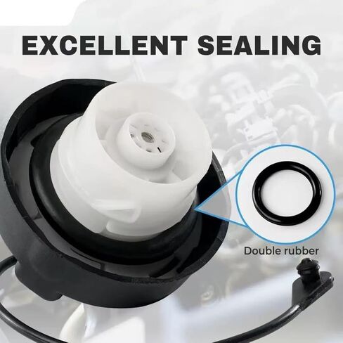 Car Gas Cap for VW Taos 2021-2024,Fuel Filler Door Gas Tank Cap Cover Accessories,Gas Cap Replacement, Fuel Tank Cap–OEM Fit, Automotive Replacement Oil Fuel Caps in Saudi Arabia