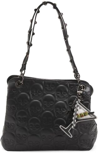 Betsey Johnson Skull Quilted Tote with Bag Charm in Saudi Arabia