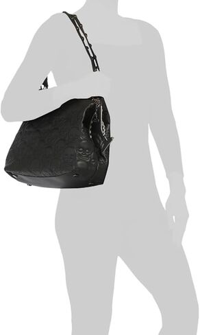 Betsey Johnson Skull Quilted Tote with Bag Charm in Saudi Arabia