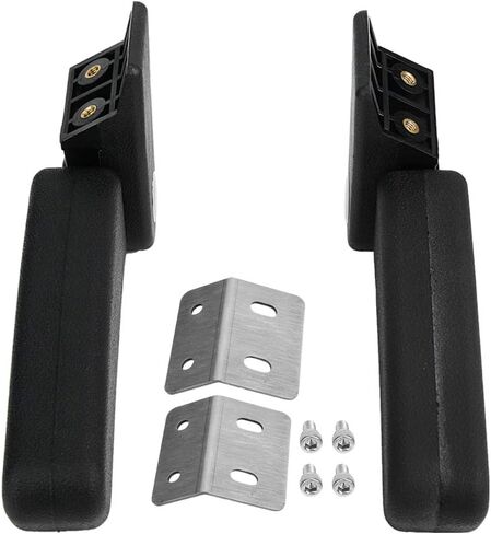 Motorcycle Box Armrest,Motorcycle Passenger Rear Folding Top Case Box Rear Seat Armrest Kit Compatible for in Kuwait