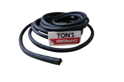 10 feet 5/16" I.D. Vintage Asphalt Coated Wire Loom Conduit for Original Restoration Car/Truck/Motorcycle in Kuwait