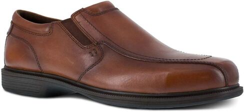 Florsheim Work Coronis Men's Steel Toe Dress Slip-on Shoe Brown - 9 Medium in Saudi Arabia