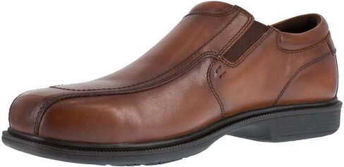 Florsheim Work Coronis Men's Steel Toe Dress Slip-on Shoe Brown - 9 Medium in Saudi Arabia
