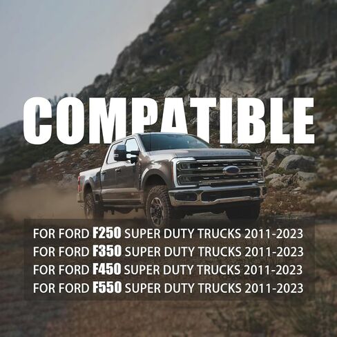 BC3Z-99000A25-A 5th Wheel Hitch Cover Plug Trim Ring Kit for Ford F250 F350 F450 F550 Super Duty Trucks 2011-2023 Heavy Duty ABS متوافق مع إعدادات السحب معقوفة استبدال OE BC3Z-99000A25-A in Saudi Arabia
