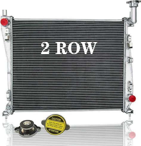 2Row المبرد ل 2011-2021 جيب جراند شيروكي ل دودج دورانجو 2012 2013 2014 2015 2016 2017 2018 2019 2020 3.0L 3.6L V6 5.7L V8 مشعات الألومنيوم in Kuwait