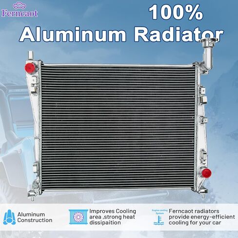 2Row المبرد ل 2011-2021 جيب جراند شيروكي ل دودج دورانجو 2012 2013 2014 2015 2016 2017 2018 2019 2020 3.0L 3.6L V6 5.7L V8 مشعات الألومنيوم in Kuwait