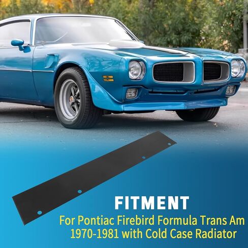 Motoparty Radiator Support for Pontiac Firebird Trans Am 1970-1981 Cold Case Radiator Support Black Iron Replacement in Saudi Arabia