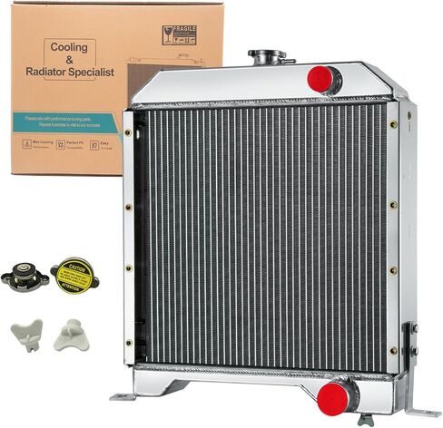 3 صفوف من المبرد المناسب للحالة IH جرافة انزلاقية التوجيه 1845C 1840 موديلات بدون محركات معتمدة للانبعاثات #1347609C1 301877A1 مشعاع بديل للجرارات in Kuwait