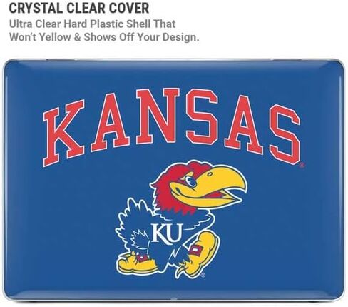 حافظة Skinit + غلاف متوافق مع جهاز MacBook Pro مقاس 16 بوصة (2021) - تصميم مرخص رسميًا من جامعة كانساس in Kuwait