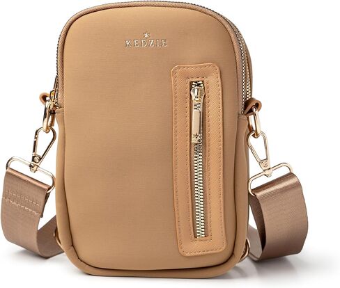 KEDZIE Sloane Convertible Sling Bag Vegan Leather Adjustable Crossbody Purse in Kuwait