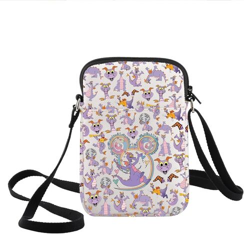 KEYCHIN Purple Dragon Crossbody Bag Cartoon Character Gifts Dragon Fans Shoulder Bag Purple Dragon Merchandise in Saudi Arabia