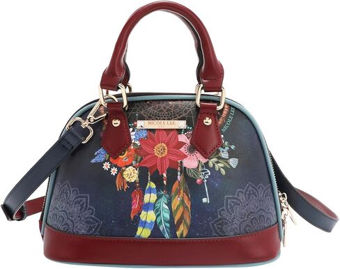 Nicole Lee Dream Comes True 3 Piece Set, Handbag, Crossbody, Wallet, Pebbled Vegan Leather, Gold-tone Hardware, Zip Closure, Fall (DREAM COMES TRUE) in Kuwait