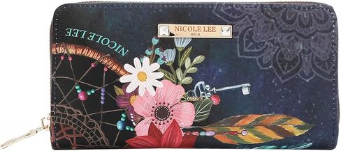 Nicole Lee Dream Comes True 3 Piece Set, Handbag, Crossbody, Wallet, Pebbled Vegan Leather, Gold-tone Hardware, Zip Closure, Fall (DREAM COMES TRUE) in Kuwait