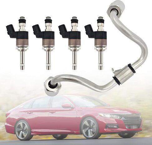 مجموعة خط حاقن الوقود 06160-5PA-305 متوافقة مع Honda Civic 2017-2020، متوافقة مع Accord 2018-2021 L4 1.5L، متوافقة مع CR-V 2018-2020، استبدل 16012-5PA-315 in Kuwait