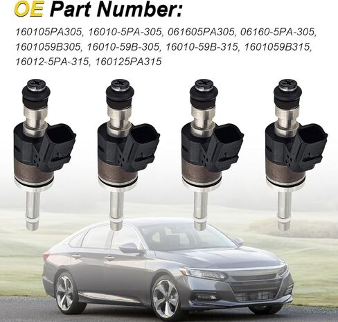 مجموعة خط حاقن الوقود 06160-5PA-305 متوافقة مع Honda Civic 2017-2020، متوافقة مع Accord 2018-2021 L4 1.5L، متوافقة مع CR-V 2018-2020، استبدل 16012-5PA-315 in Kuwait