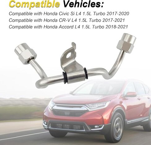 مجموعة خط حاقن الوقود 06160-5PA-305 متوافقة مع Honda Civic 2017-2020، متوافقة مع Accord 2018-2021 L4 1.5L، متوافقة مع CR-V 2018-2020، استبدل 16012-5PA-315 in Kuwait