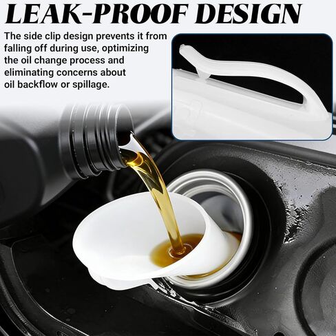 2PCS Automotive Capless Gas Tank Funnel, Car Refueling Funnel, Leak-Proof Fuel Tank Funne for Ford Focus F150 Mercury Lincoln Mountaineer Mariner, OEM#8U5A-17B068-EB 1782177 1833948 2050651 in Kuwait