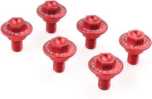 CNxinn10 Motor Front Fork Guard Bolts Screw 6 pcs CNC for HONDA CR125/250 97-07, CRF250R 04-19, 450R 02-19, 250X 04-18, 450X 05-18 in Saudi Arabia
