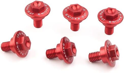 CNxinn10 Motor Front Fork Guard Bolts Screw 6 pcs CNC for HONDA CR125/250 97-07, CRF250R 04-19, 450R 02-19, 250X 04-18, 450X 05-18 in Saudi Arabia