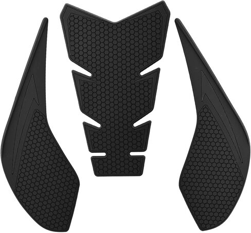 Motorcycle Tank Grip Protector Pads, Anti-Slip Honeycomb Design, Compatible with Suitable for Honda CBR400R CBR500R CB500F CB400F 2019-2023 (Black) in Kuwait