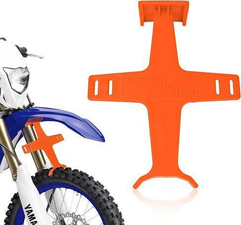 Wuyaoyao Motorcycle Fork Guard, Plastic Dirt Bike Fork Saver Suspension Support Brace, Transportation Protector Tie Down Seal Saver Protection Accessories, Dirtbike Motocross Accessories (Blue) in Saudi Arabia