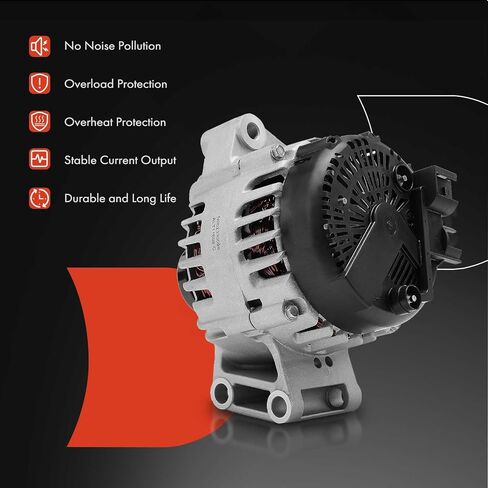 مولد كهربائي ممتاز متوافق مع Ford Fiesta 2014-2018 1.6L، 12V 120A 6-Groove Clutch Pulley في اتجاه عقارب الساعة in Saudi Arabia