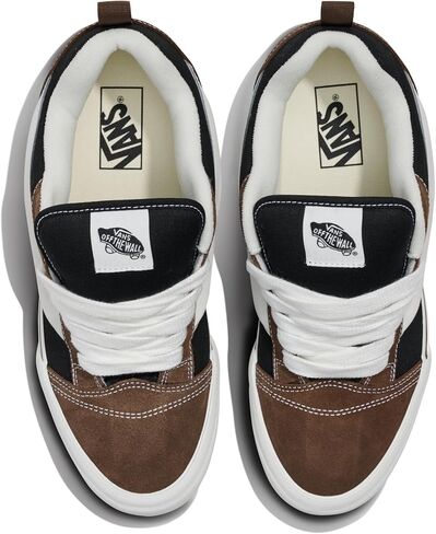 Vans Unisex Knu Skool Shoe - '90s Retro Puffy Fashion Sneakers for Men & Women, Nineties Black/Brown, 8.5 in Saudi Arabia