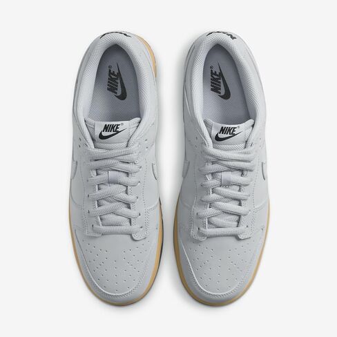 Nike Dunk Low Retro SE Men's Shoes (HQ1932-001, Wolf Grey/Gum Yellow/Black/Wolf Grey) Size 9 in Saudi Arabia