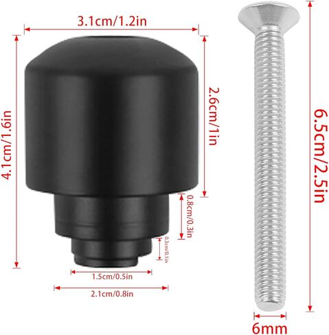 Motorcycle Handlebar Grips Plug Aluminum Bar End Cap Sliders Replacement for Honda VFR800 2000-2008 CBR900RR 2000-2003 CTX700 2014-2018 in Saudi Arabia
